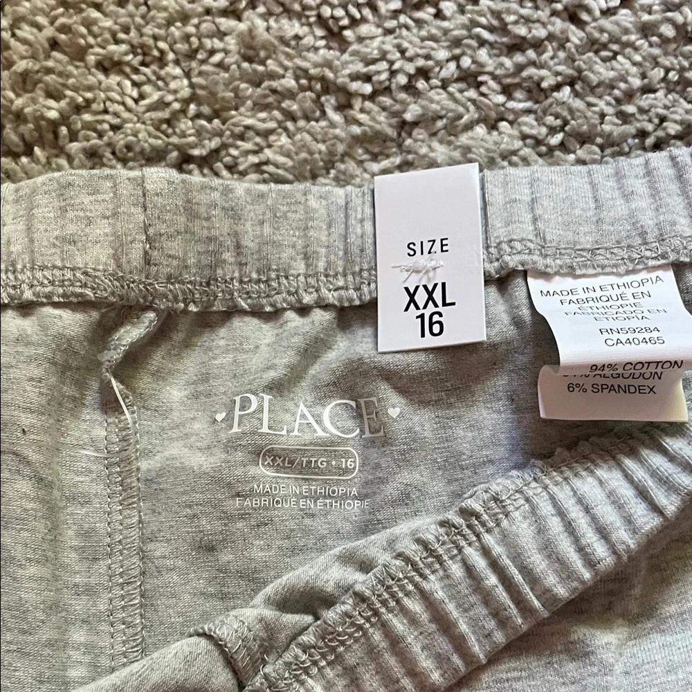 The Children's Place Pink, Blue, Purple, and Gray Shorts Set